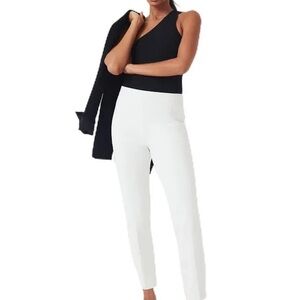 NWT Spanx On-the-go Slim Straight White Pants